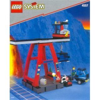 LEGO System Eisenbahn 4557 Container Verladekran Spielzeug
