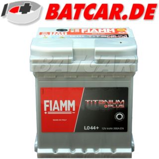 Autobatterie FIAMM TITANIUM PLUS 12V 44Ah 390A/EN PREMIUM BATTERIE
