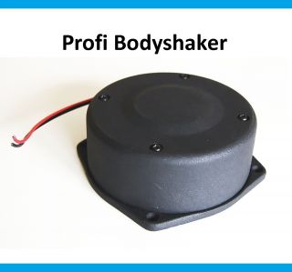 120 Watt Profi Bass Shaker   BS Pro, Bodyshaker, ALU Druckguss
