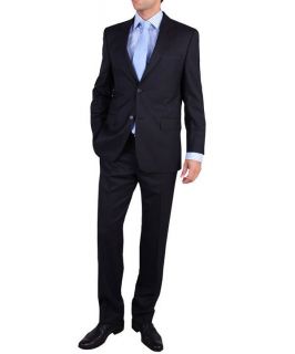 klassischer Anzug 100 % Schurwolle, blau (UVP: 399.90 €)