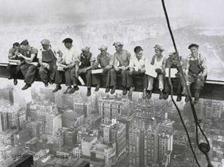 Ebbets Charles Lunchtime Skyskraper Kunstdruck New York