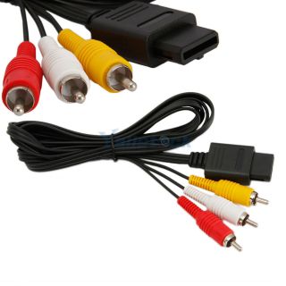New 6 Composite Audio Video AV Cable for Nintendo Gamecube GC N64