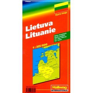 Litauen 1  325 000 Straßenkarte, Sehenswürdigkeiten