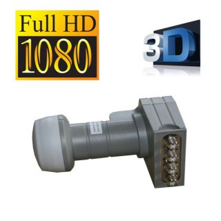 Fuba DEK 406 Quattro LNB Universal FuLLHD 3D Marken LNB