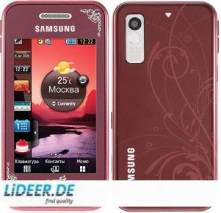 Samsung S5230 Star  La Fleur Edition   (scarlet red)