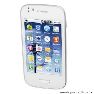 N9300 in WEISS/Blau Android 2.3, DUAL SIM, Touchscreen, unschlagbarer