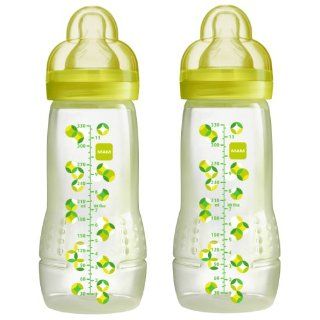 MAM 950502   Baby Bottle 330 ml, Doppelpack, neutrales Design, Sauger