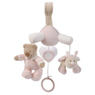 Nattou 618250 Serie Noa & Baby Bears Mini Mobile Bär Chloe rosa