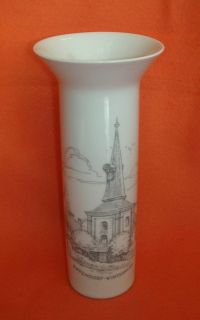 Eppendorf Winterhude Kirche 1751 Vase Rosenthal Glashaus Rode