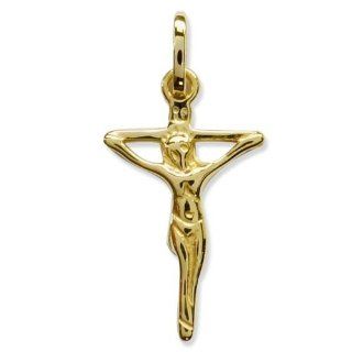 Schmuck Pur 333/  Gold Kreuz Anhänger Kruzifix 1,60 cm 