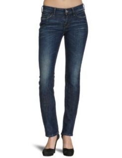Replay Damen Jeans Pearl WV559E 345 882 Straight Fit deep blue