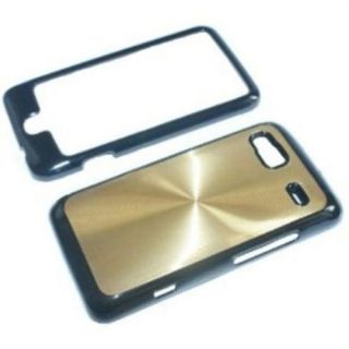 Hard Case / Schutzhülle Cover mit Metallic Aluminium Rückseite GOLD