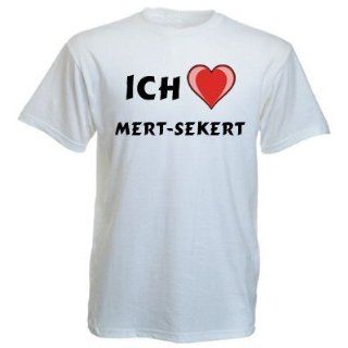 Shirt mit Aufschrift Ich Liebe Mert sekert: Sport