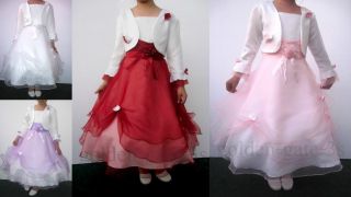 Kleid Kommunionskleid Bolero inkl. Reifrock 86 bis 146 XRO 403