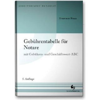 Gebührentabelle für Notare Helmut Drummen, Guido Perau