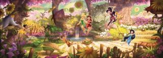 Fototapete Poster XXL 1 416 Disney Fairies 202x73 Feen Wald Mädchen