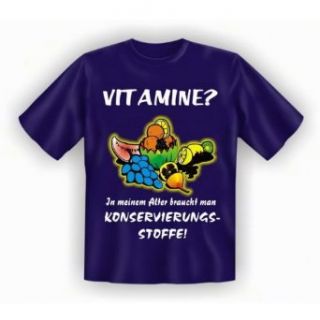 Zum Geburtstag lustiges Sprüche Tshirt   Vitamine? In meinem Alter
