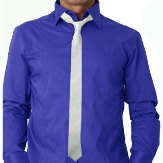 Club Style   Slim Fit   Hemd (NAVY)   stark körperbetont + Krawatte