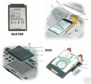 Festplatte Latitude D420 D430 HD 30 GB Caddy Hard Disk HDD D 420 D 430