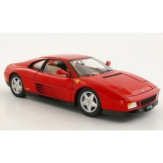Ferrari 348 TB, rot (Elite), 1989, Modellauto, Fertigmodell, Mattel