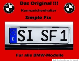 BMW Kennzeichen Befestigungsset *ALLE MODELLE* Kennzeichenhalter