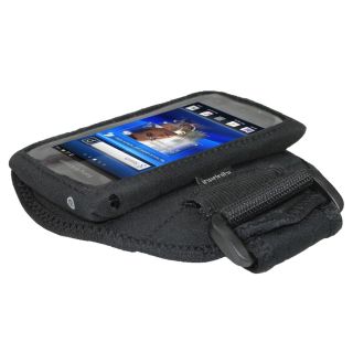 Black Sports Armband for Sony Ericsson Xperia Arc S Android Gym