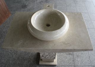 Waschbecken Waschtisch Standwaschbecken Handwaschbecken Stein Marmor