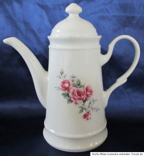 Teeservice Tee Service aus Porzellan Rosen Blüten Made in China für