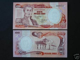 COLOMBIA 100 Pesos Oro 1988 (P426c) UNC