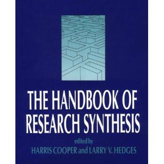 The Handbook of Research Synthesis Harris Cooper, Larry V