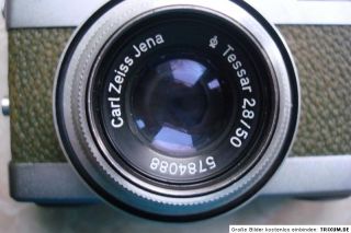 alte DDR Kamera / Fotoapparat Werra mit einem Carl Zeiss Jena