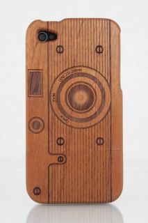 Original iGard® iPhone 4 4S Rosen Holz Hülle Schutzhülle Case Cover