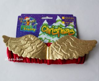 Hund Halsband Weihnachten Engel Flügel 30 40cm