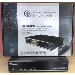 CLARKE TECH CT 550 PVR LINUX SAT RECEIVER PVR READY USB 