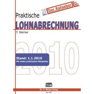 Praktische Lohnabrechnung 2010 Thomas Werner Bücher