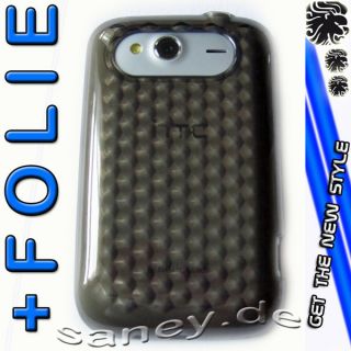 HTC Wildfire S/Tasche/TPU/Schutz/Cover/Case/Akku/Schale/Folie/Etui