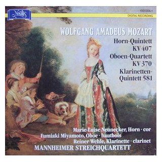 Mozart Kammermusik für Bläser und Streicher (KV 407, KV 370, KV 581