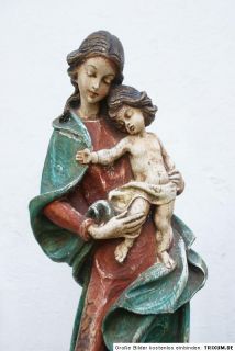 Große Madonna Holz, Maria, Mutter mit Kind, Ikone, Muttergottes