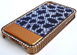 Luxus Iphone 4 G EDEL Cover Strass Bling Tasche Hülle m