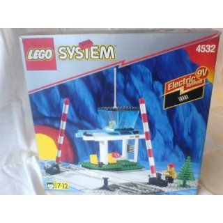 LEGO System Eisenbahn 4532 Bahnübergang Spielzeug