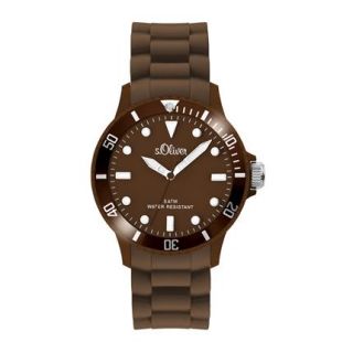 Oliver Damen Uhr Armbanduhr aus Silikon/braun POP UP SO 2307 PQ NEU