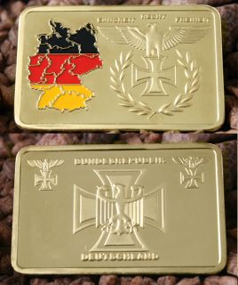 Bundesrepublik Deutschland Gold Barren 999 Gold Eisernes Kreuz mit
