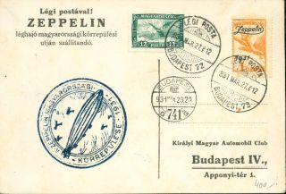 Zeppelin Flug Budapest 1931