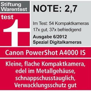 Canon PowerShot A4000 IS Digitalkamera 3 Zoll blau Kamera