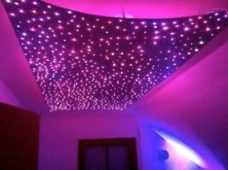 LED Faser Sternenhimmel max. 440 Glasfaser Farbwechsel