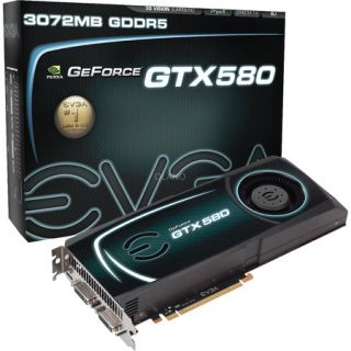 EVGA GeForce GTX 580 Grafikkarte PCIe NVIDIA 3072 MB