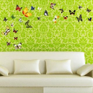Vivid Colorful Butterfly Feifei Easy Instant Art Home Decor Wall
