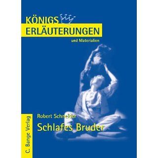 Königs Erläuterungen und Materialien, Bd.390, Schlafes Bruder