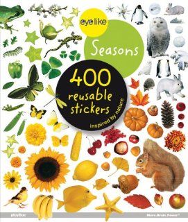 Seasons 400 Reusable Stickers Inspired by Nature (Eye Like