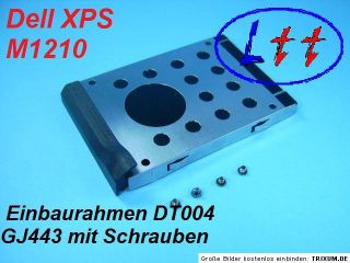Dell XPS M1210 Einbaurahmen OGJ443 mit Schrauben